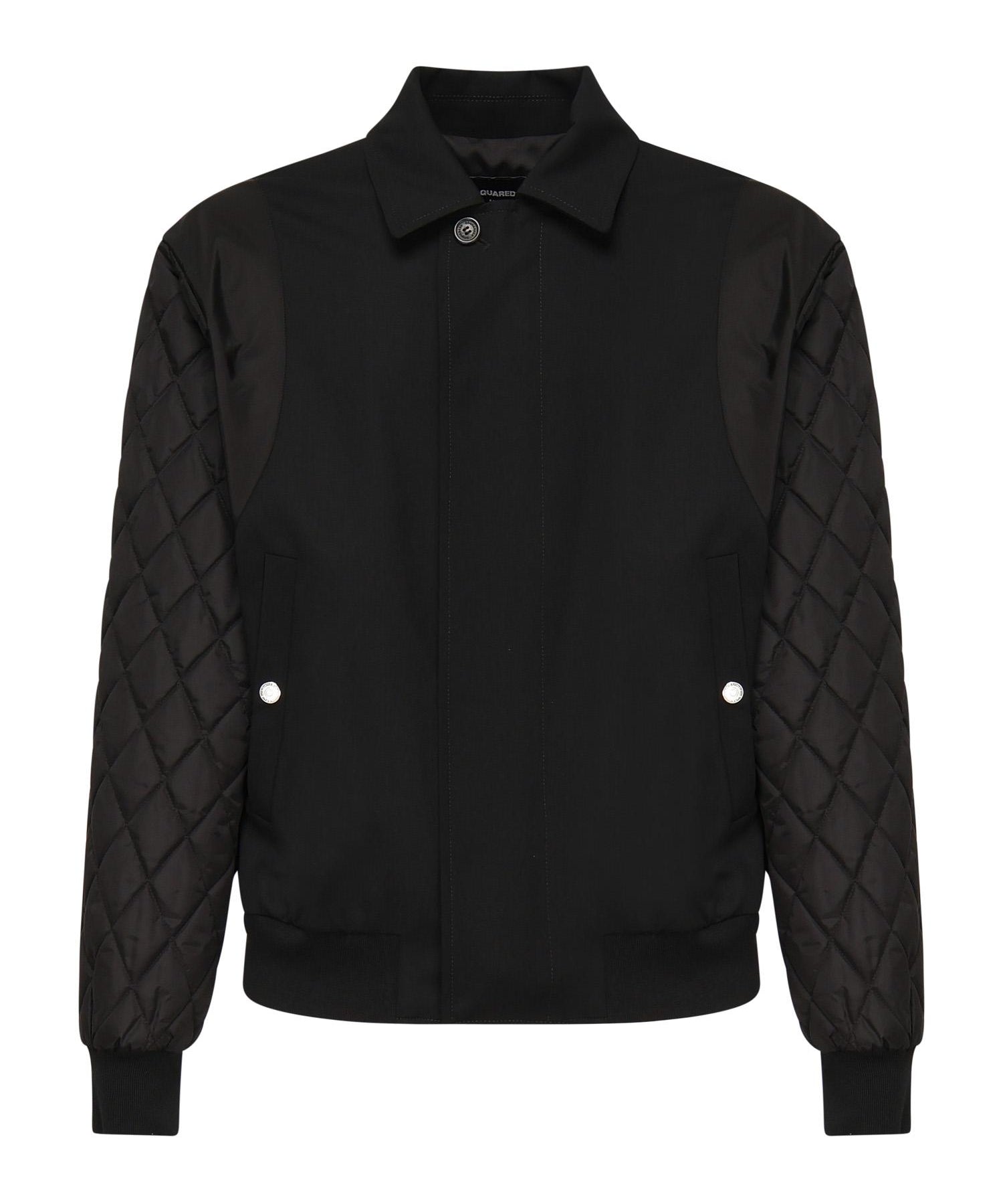 Bomber con maniche trapuntate S74AM1596 S40320900 DSQUARED2 