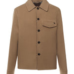 Camicia in lana double-face 8113531 C4042 BURBERRY 