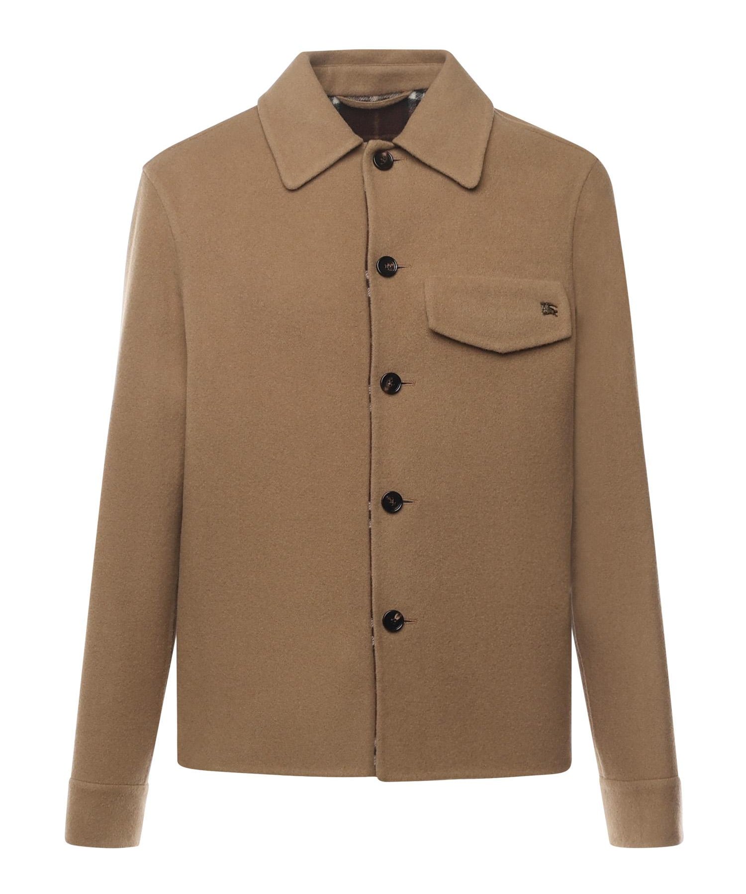 Camicia in lana double-face 8113531 C4042 BURBERRY 