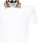 Polo con dettaglio Vintage Check 8071621 A1464 BURBERRY 