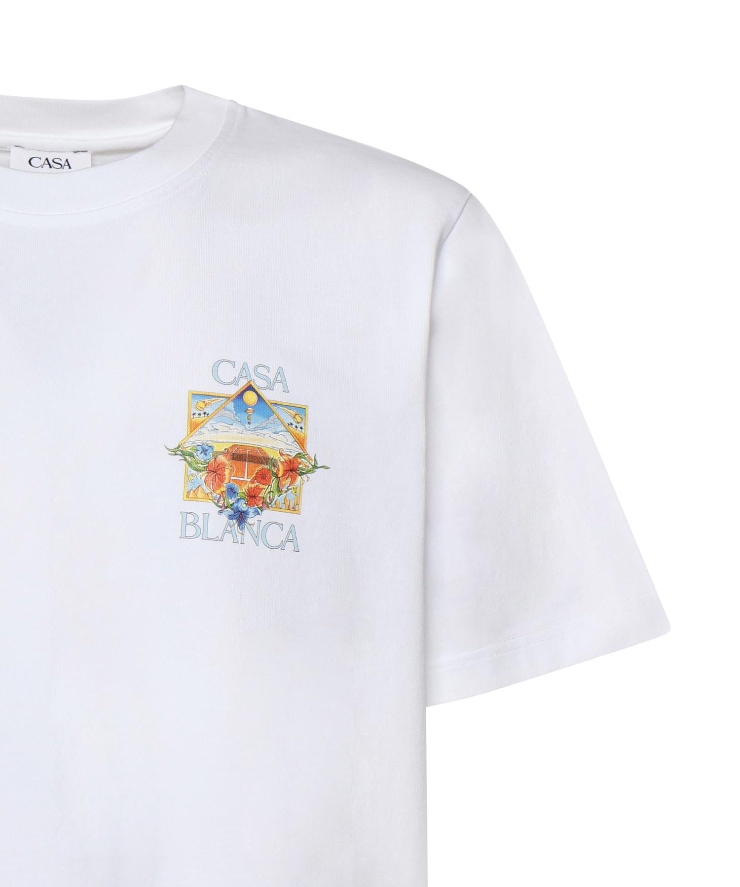 T-shirt in cotone con logo MSS26JTS001 13 CASABLANCA 