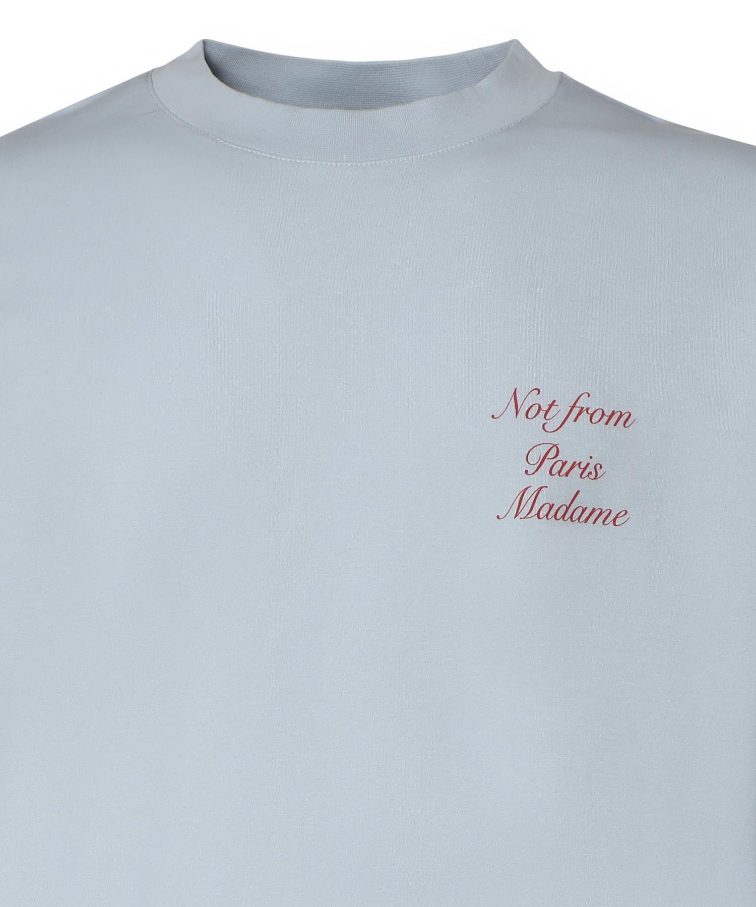 T-shirt Slogan Calligraphy in cotone KTS209CO002 LBE Drôle de Monsieur 
