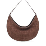 Borsa a spalla "Le Calisso Rond" in pelle scamosciata 25HBAW00437AC07A09 880 JACQUEMUS 