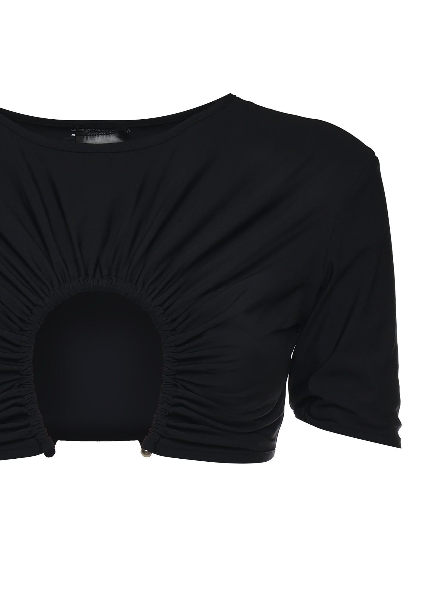 Top bikini U-Prong 23027031 BLACK CHRISTOPHER ESBER 