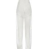 Pantalone Nacy con inserti in pizzo 106275 A336Z05 PINKO 