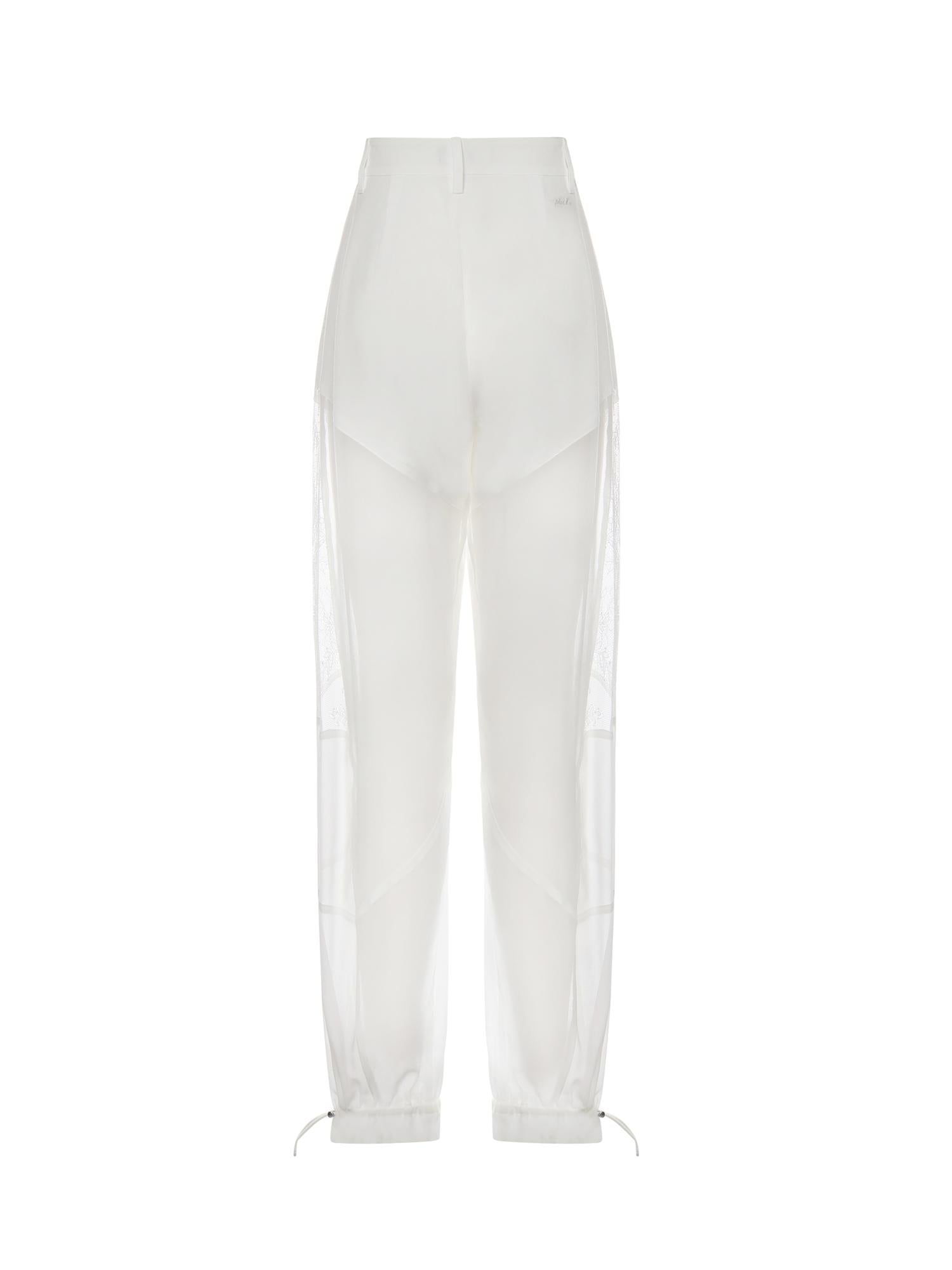 Pantalone Nacy con inserti in pizzo 106275 A336Z05 PINKO 