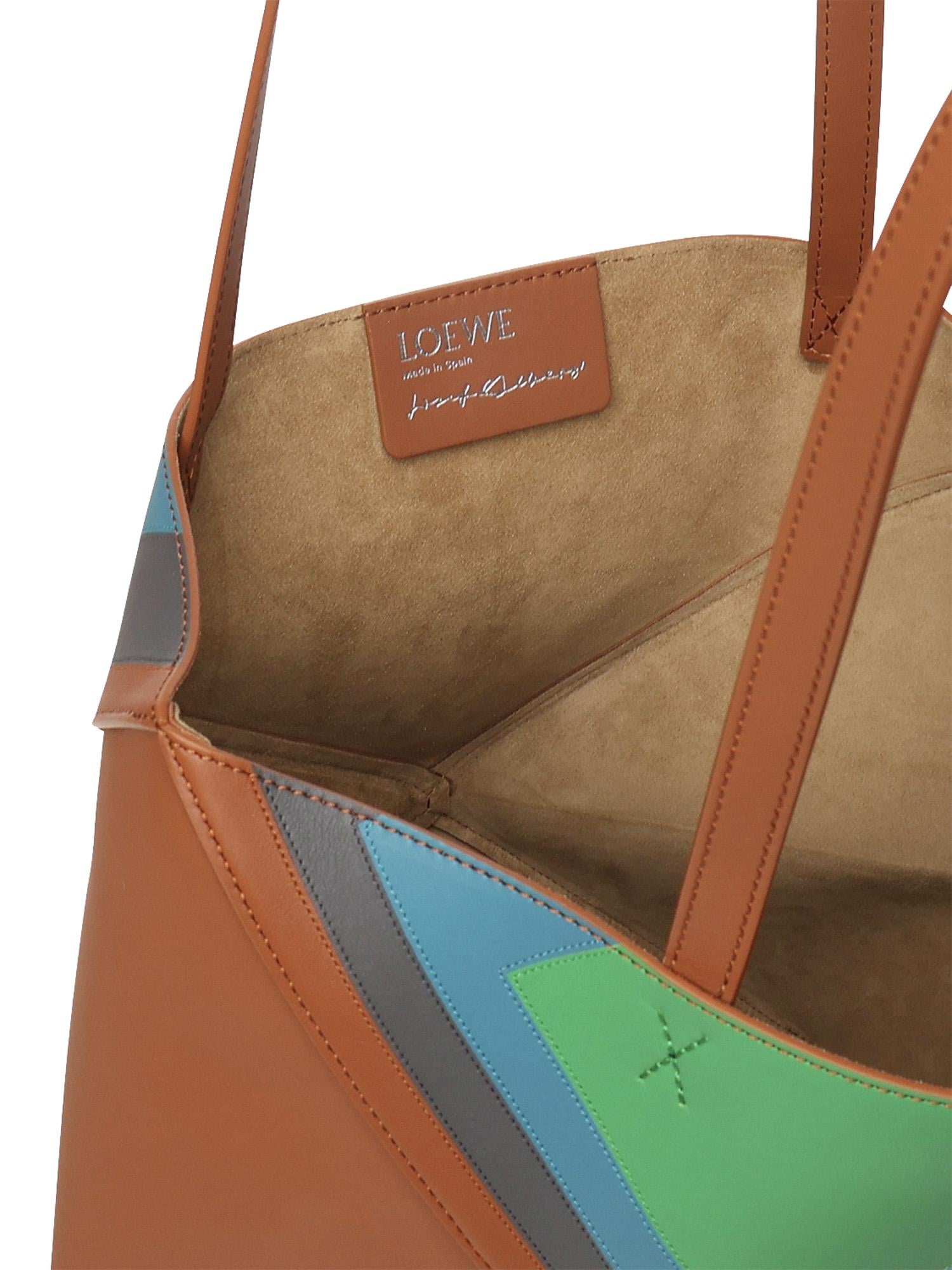 Borsa Puzzle Fold Tote media in nappa di vitello A779G50X96 143 LOEWE 