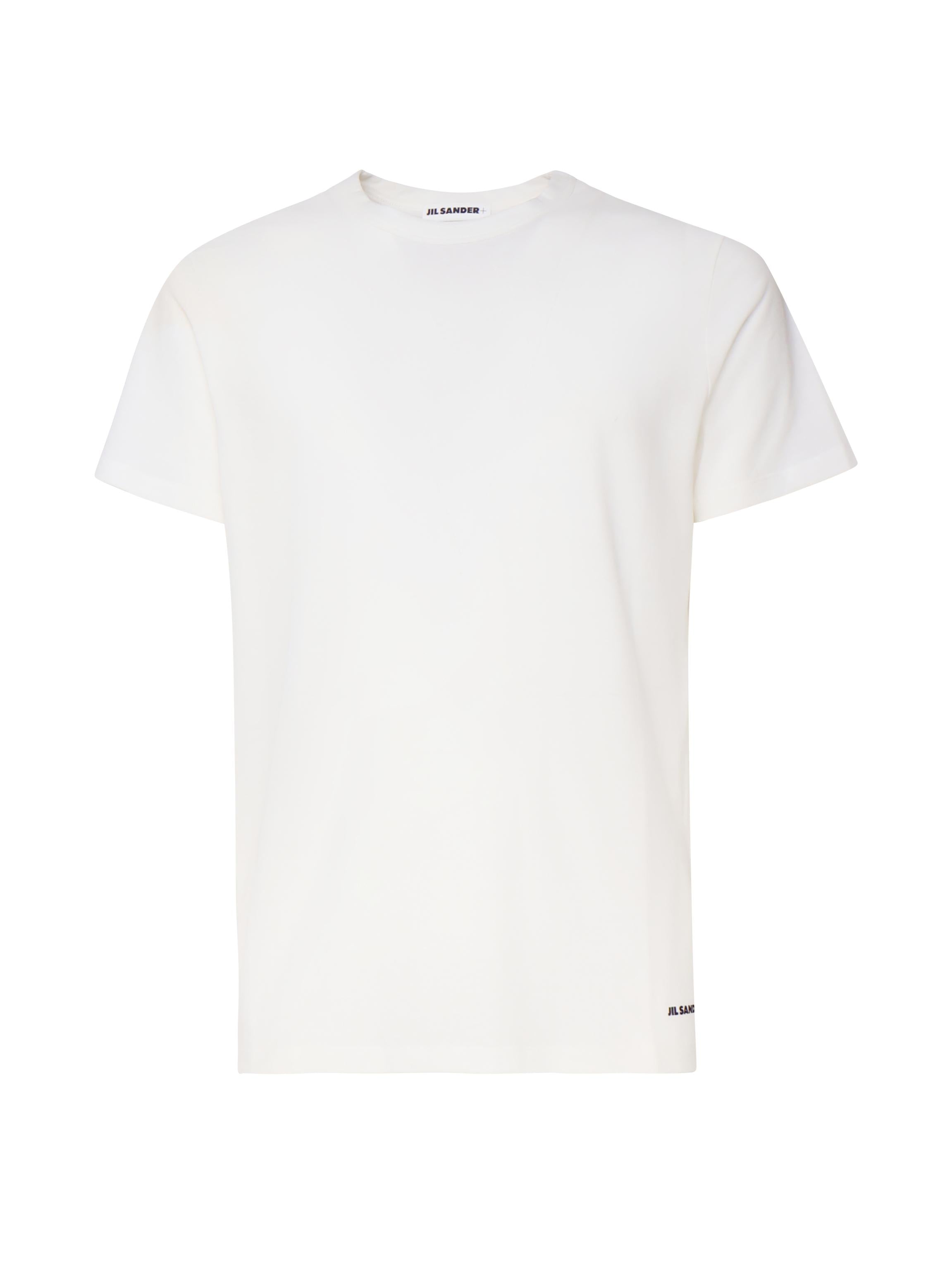 T-shirt con logo ricamato J47GC0012 J45031100 JIL SANDER 