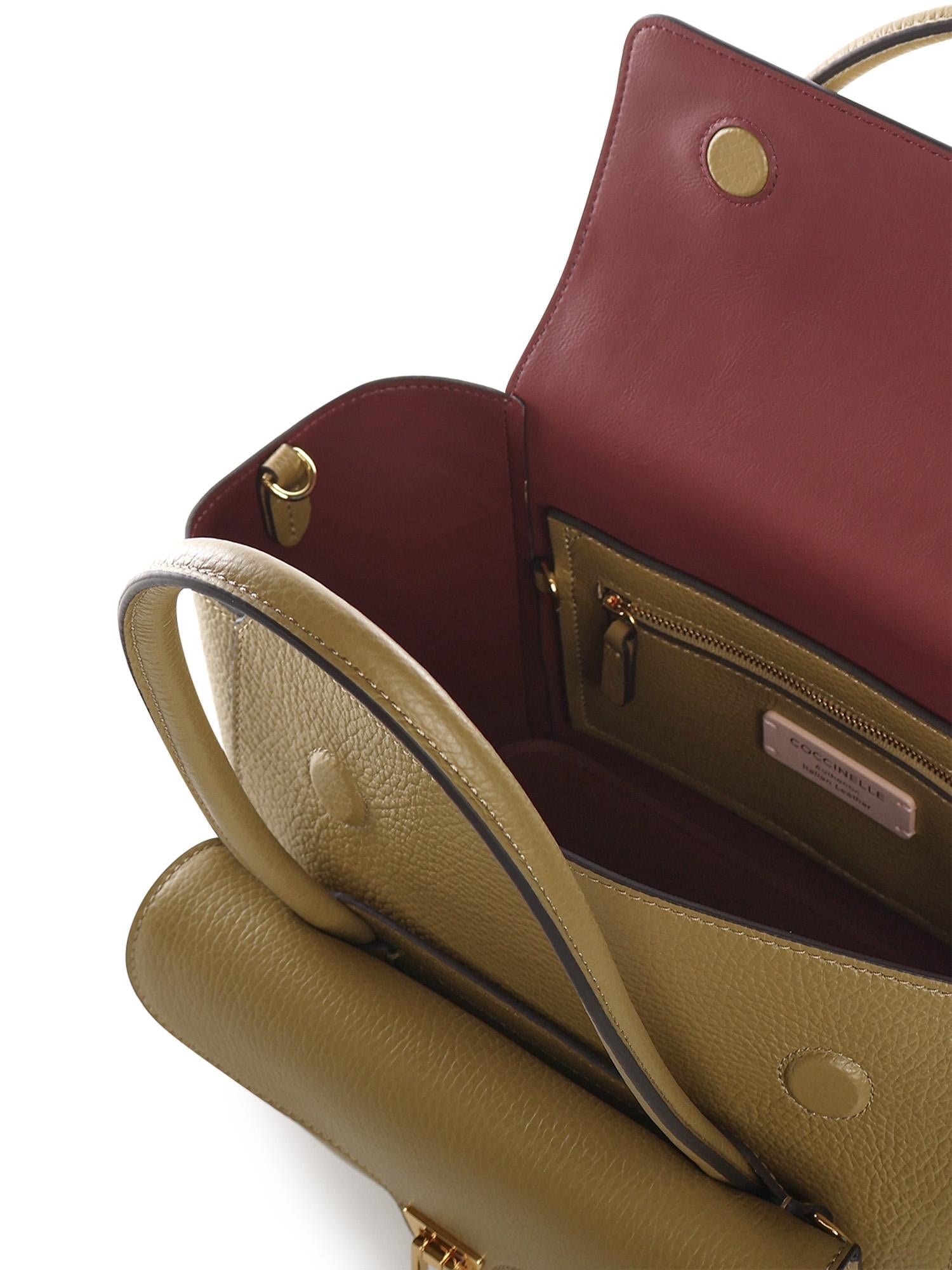 Borsa Double Beat Medium in pelle E1T8A180201 G43 COCCINELLE 