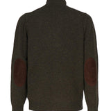 Maglione con zip Patch MKN0731 GN73 BARBOUR 