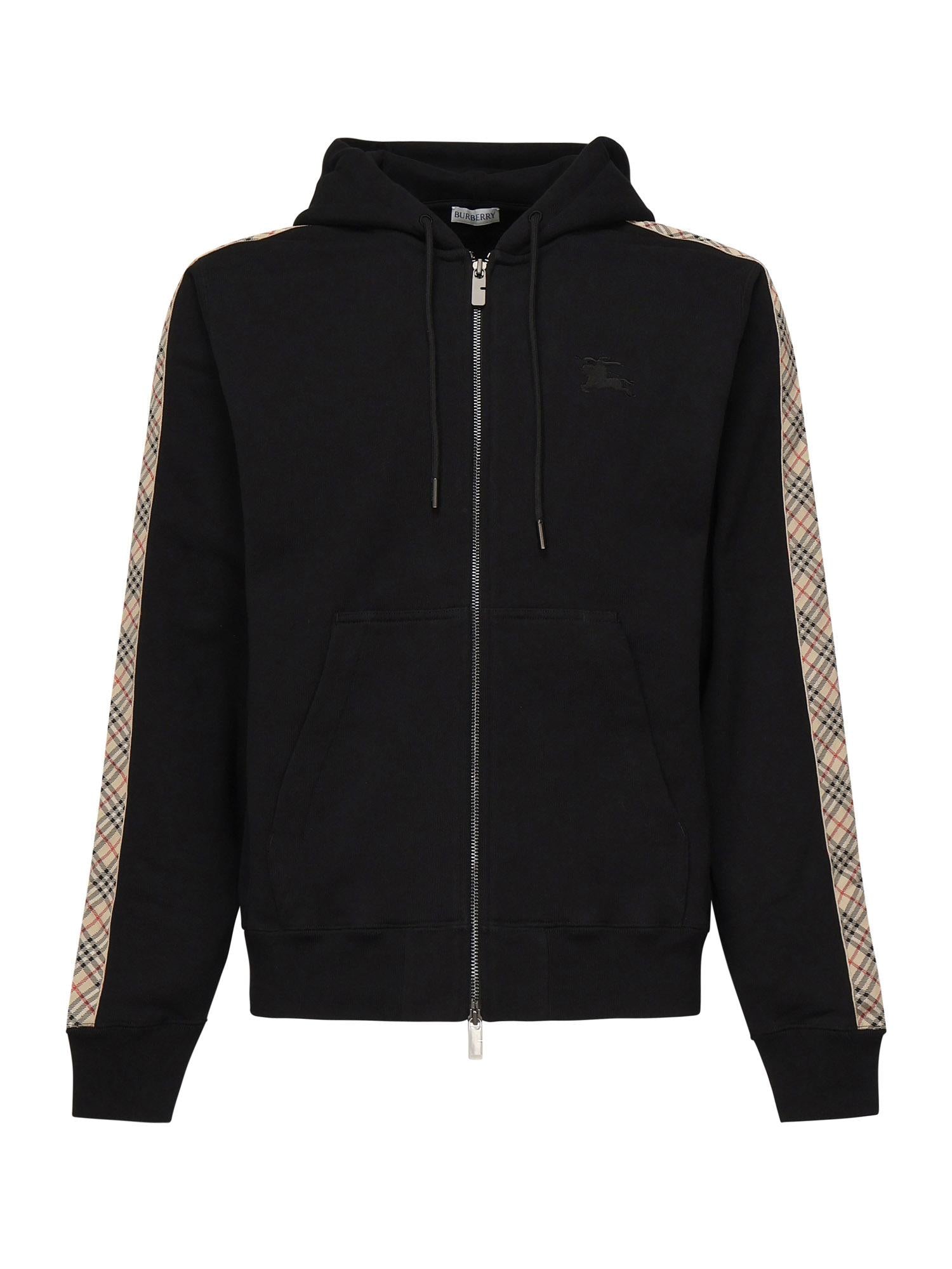 Felpa Check in cotone 8110790 A1189 BURBERRY 