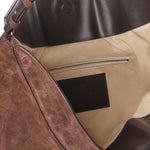 Borsa a spalla "Le Calisso Rond" in pelle scamosciata 25HBAW00437AC07A09 880 JACQUEMUS 