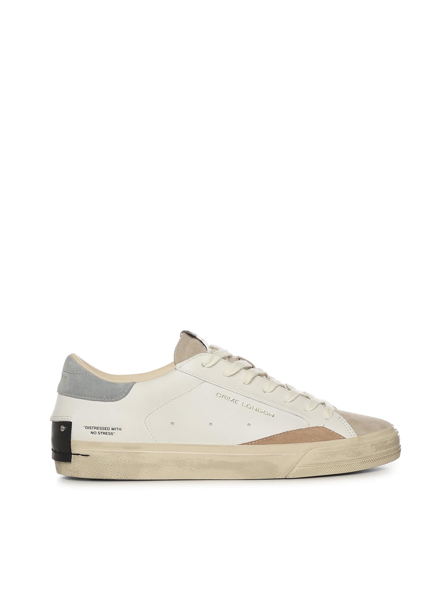 Sneaker Distressed 2.0 19050PP8B WHITE CRIME LONDON 