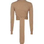 Cardigan incrociato in cashmere FXVB4T JBW0QM0172 DOLCE & GABBANA 