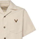 Camicia in denim con Vgold 8V3DBA10 B9WA03 VALENTINO GARAVANI 
