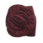 Minigonna in raso con fiore 114820 2734 ROTATE 