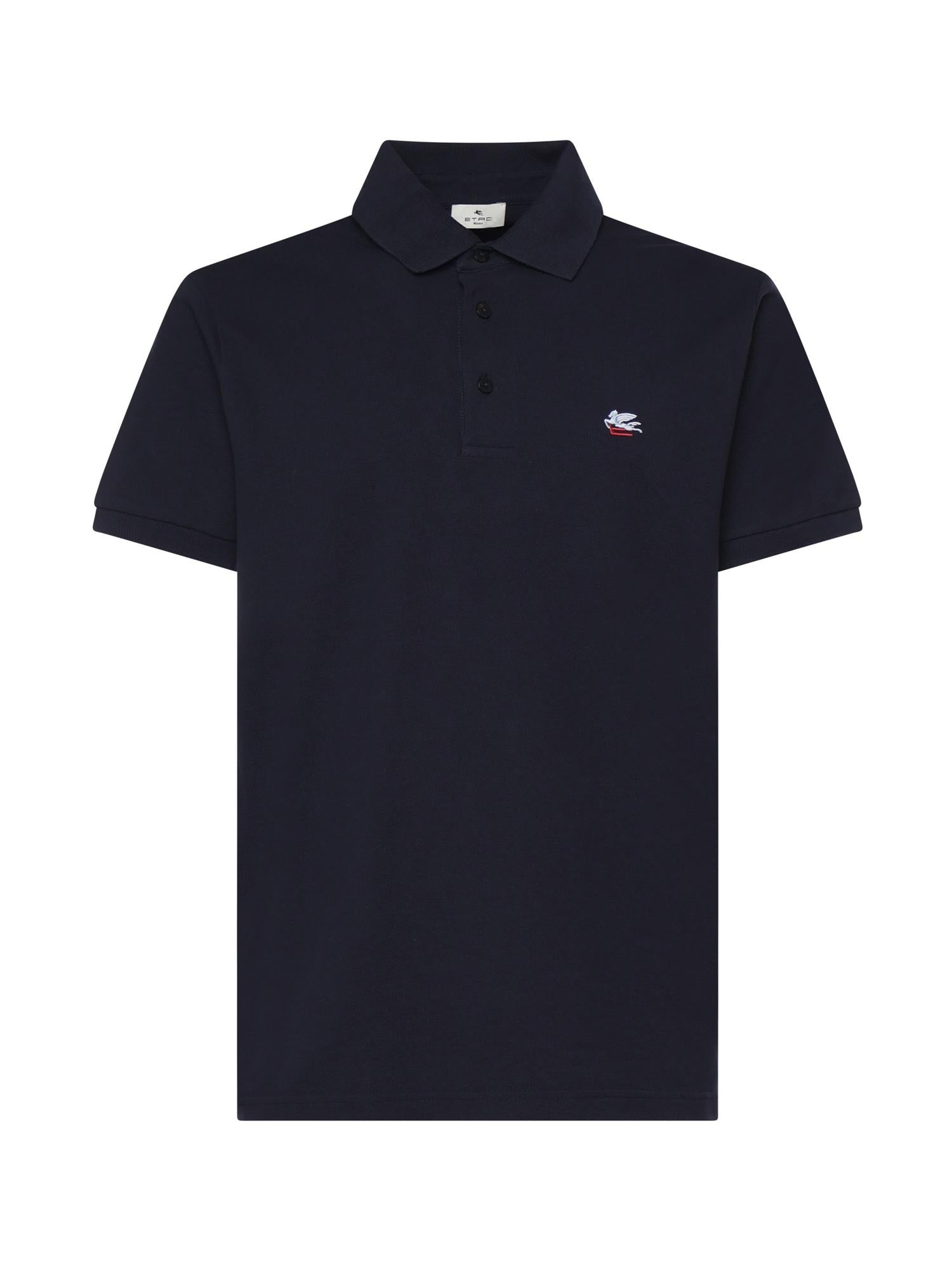 Polo in piquet di cotone con logo MRMD0005 AU135B0065 ETRO 