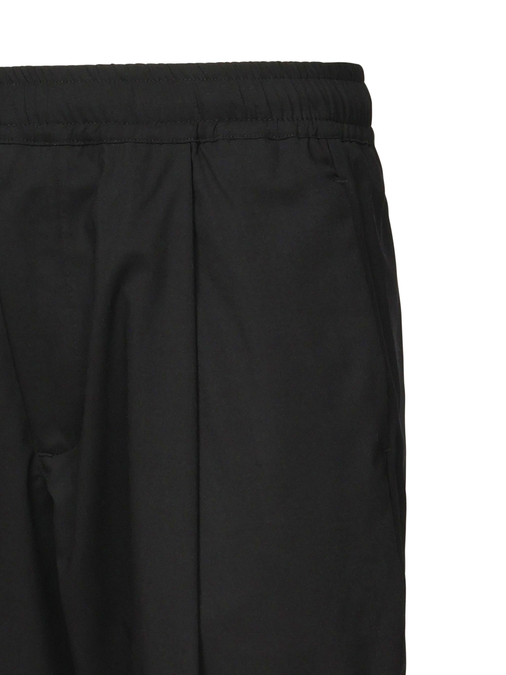 Pantaloni Fresh in fresco lana FRESH NERO GIULIANO GALIANO 
