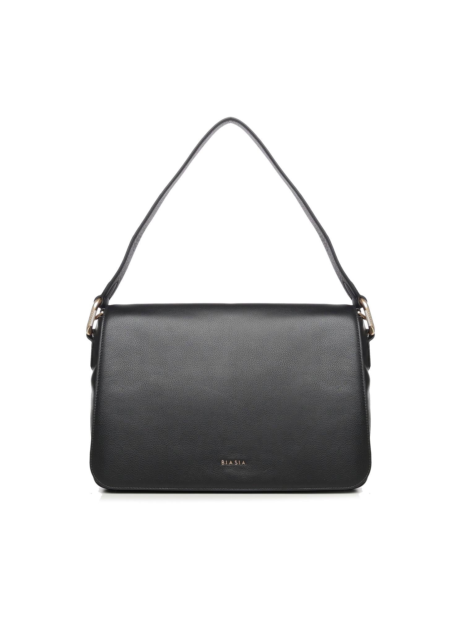 Borsa a spalla Noveau in pelle BIBP9E503 NERO BIASIA 