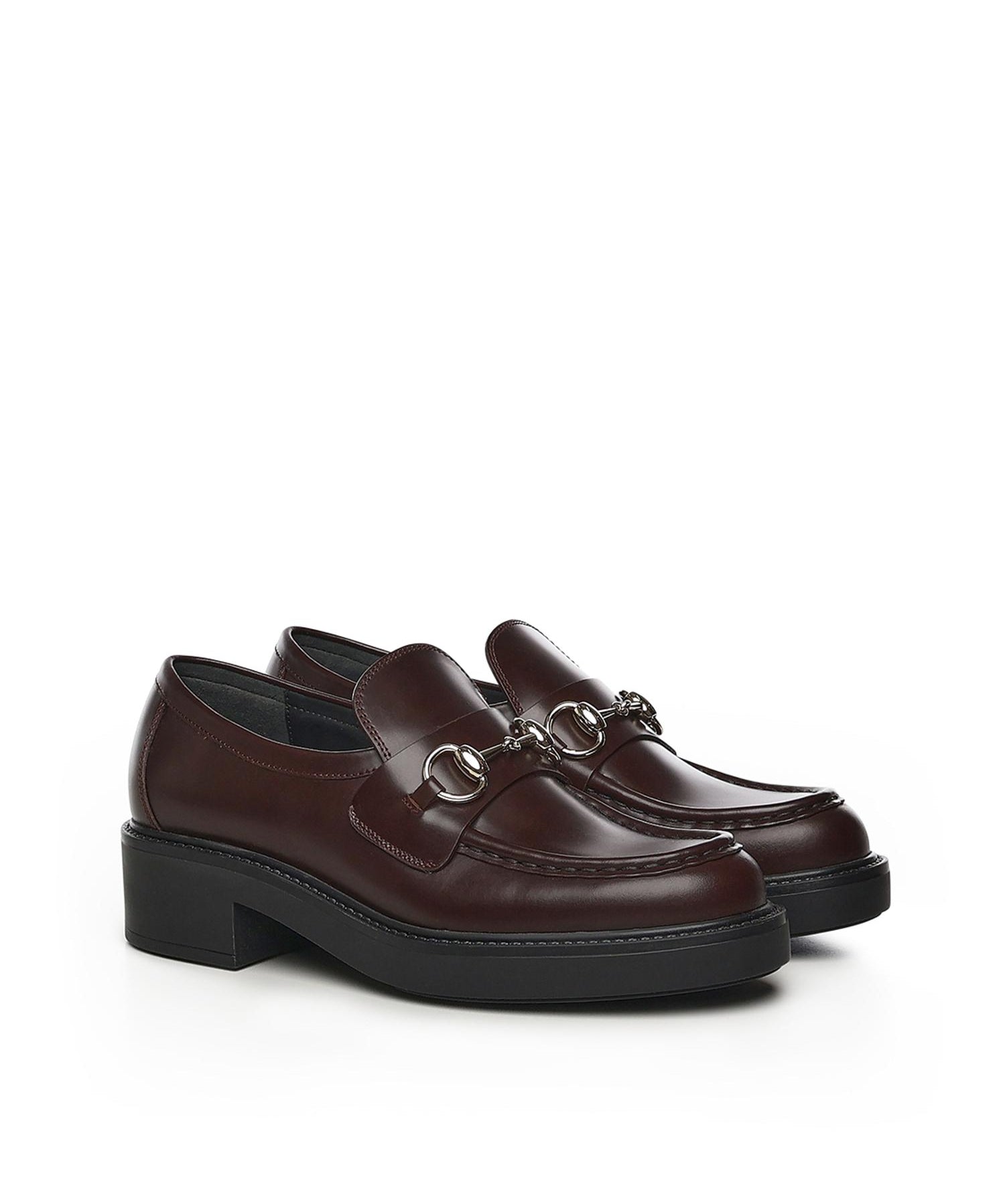 Mocassino in pelle con Morsetto 840725 0GQ002270 GUCCI 