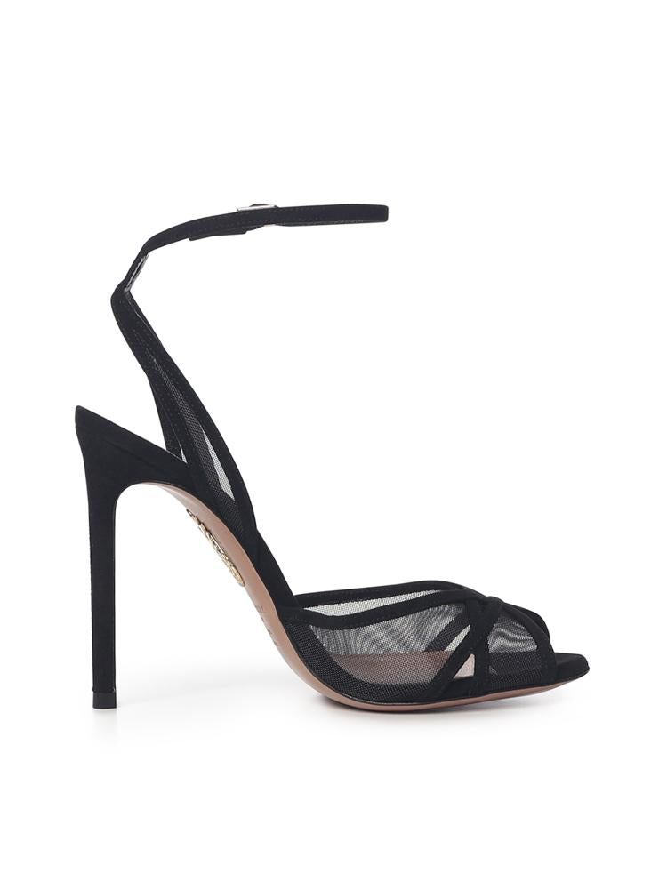 Sandali Shear in suede e mesh SSHHIGS0 SFE000 AQUAZZURA 