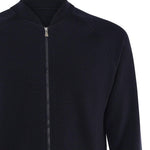 Felpa con zip in lana<BR/> 14803 57133598 GALIANO 