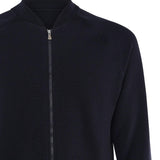 Felpa con zip in lana<BR/> 14803 57133598 GALIANO 