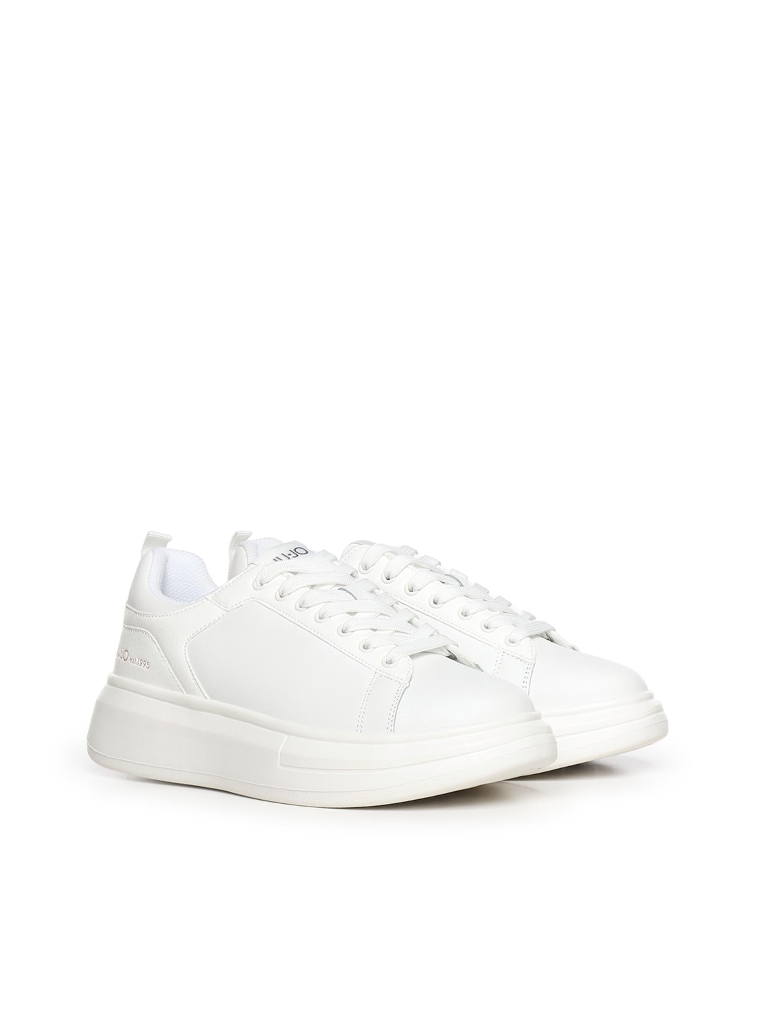 Sneakers platform in pelle 7G5015PX331 01111 LIU JO 