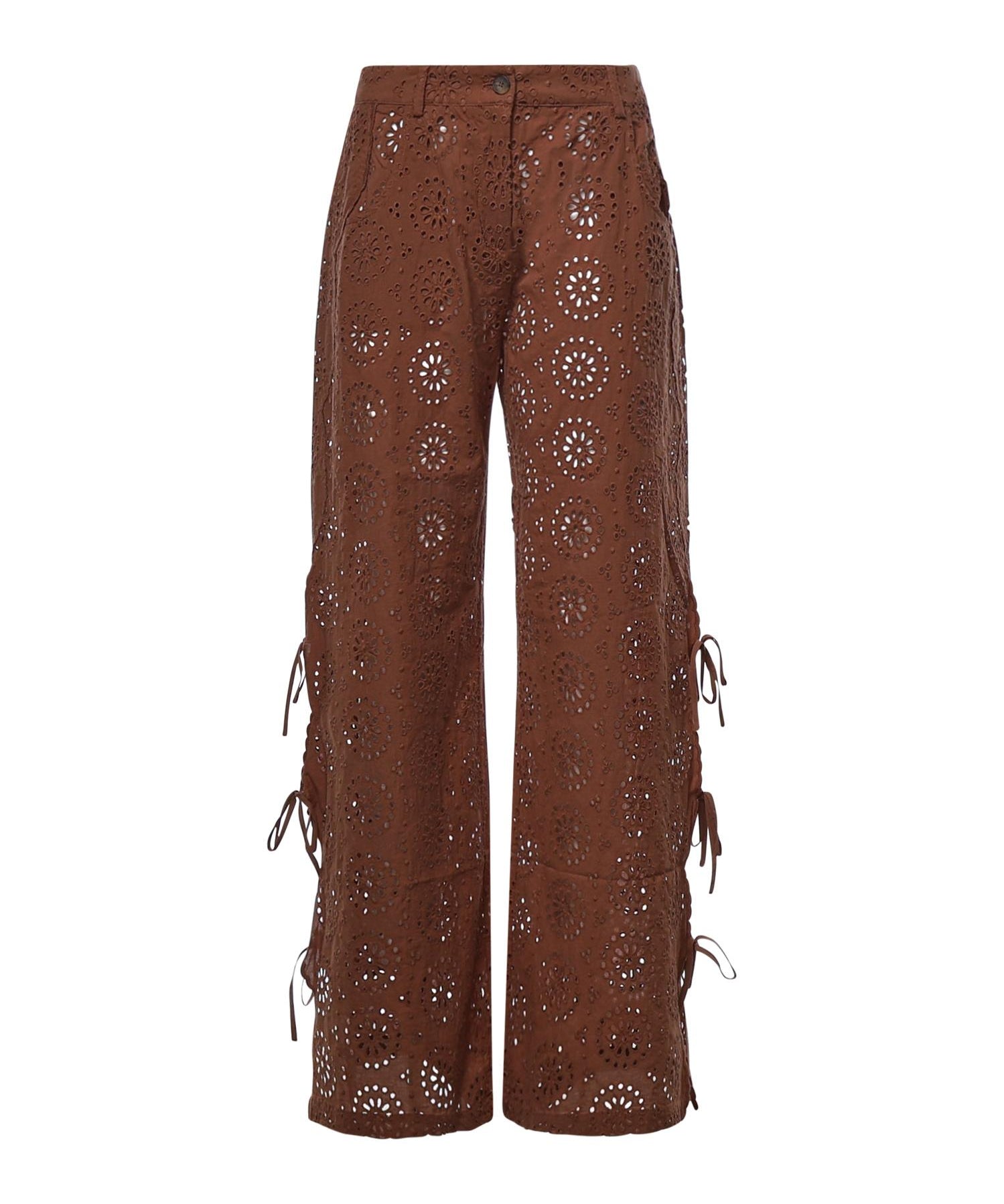 Pantaloni in pizzo KII0001 02230L MC2 SAINT BARTH 