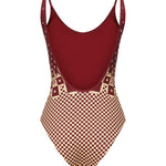 Costume intero con stampa micro patchwork FXBA53 AT8TF1MVR FENDI 