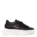 SNEAKERS NEMESIS IN NAPPA COLORE NERO NEMESIS 2 NAPPA NAPPA/COCCONERO/NERO GIULIANO GALIANO 