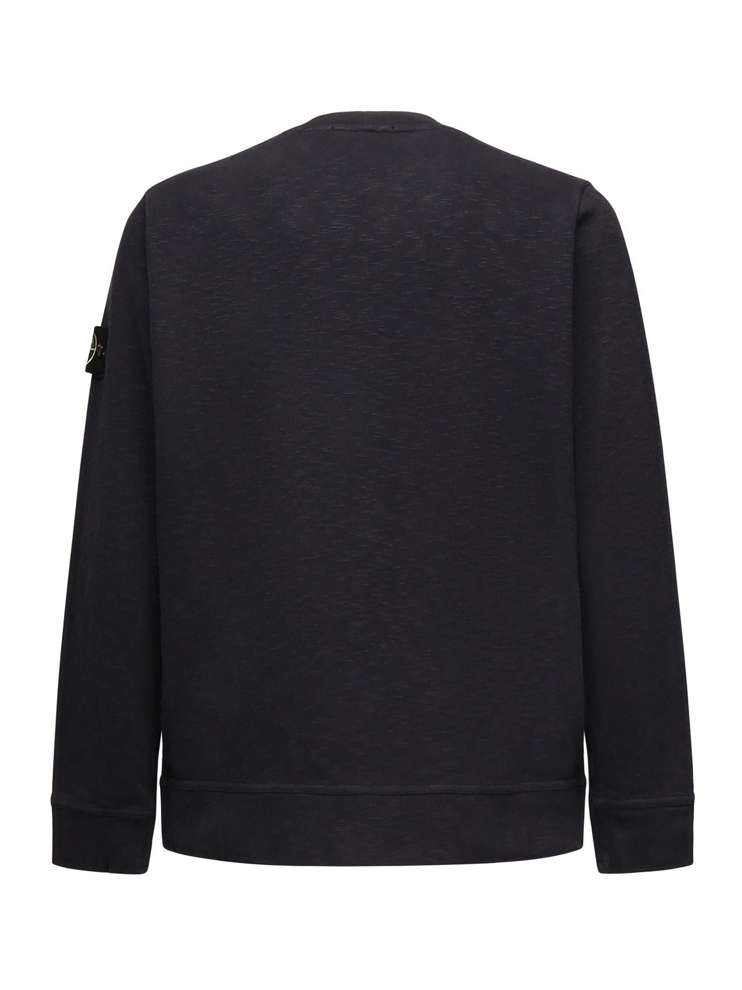 Felpa con logo in jersey di cotone K2S156100053 S0238V0026 STONE ISLAND 