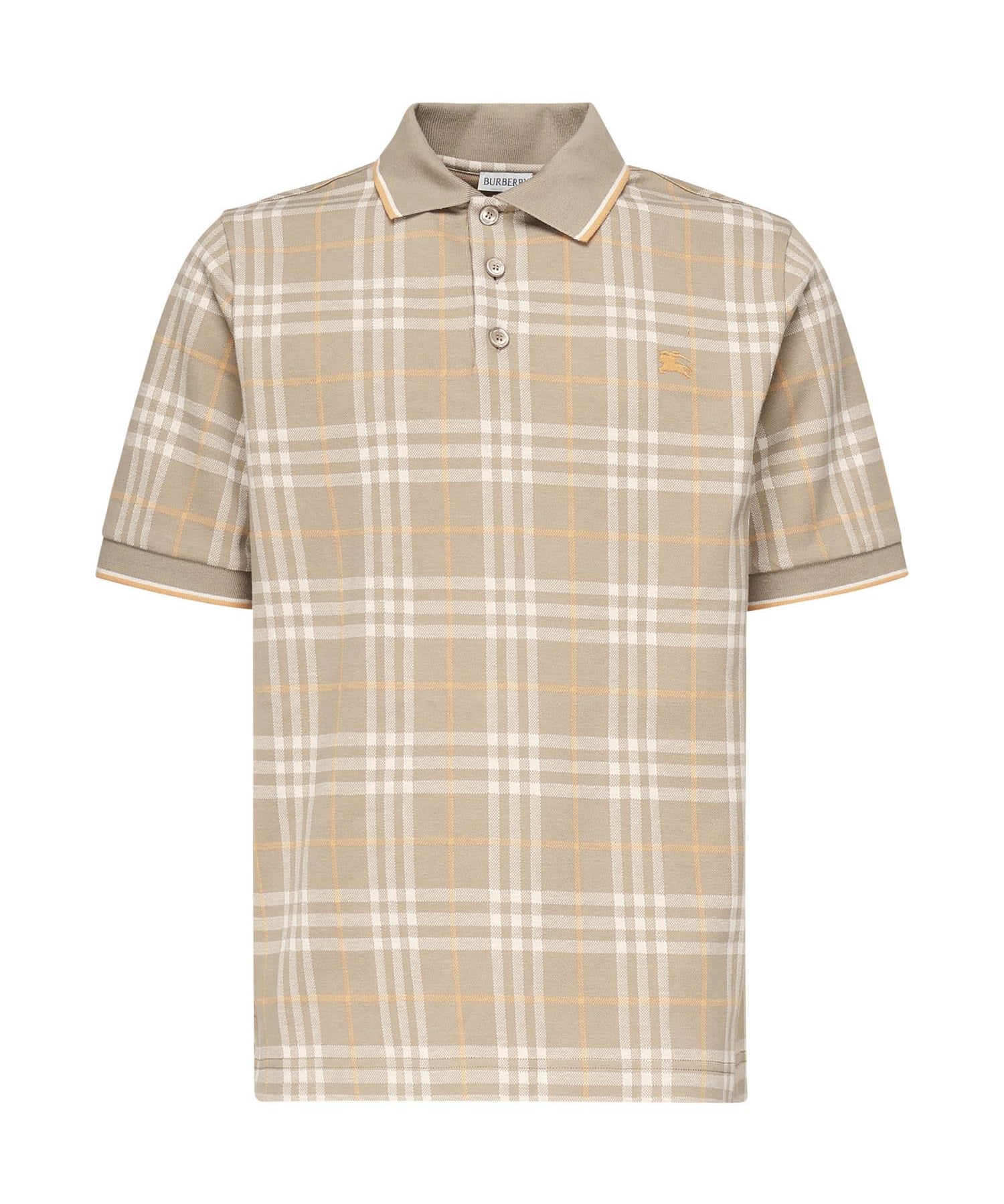 Polo in cotone Check 8110102 C3257 BURBERRY 