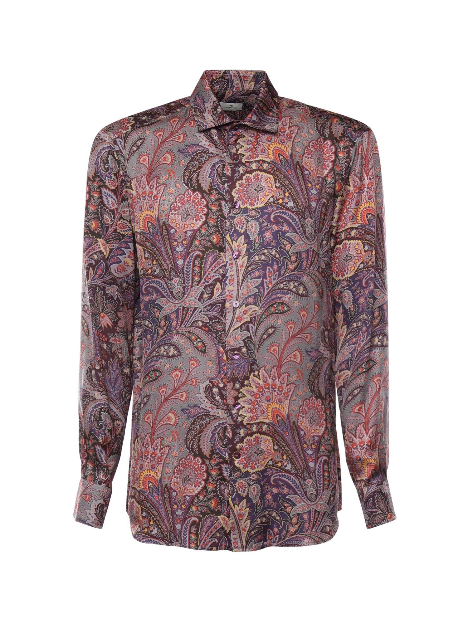 Camicia in viscosa con stampa MRIB0001 99SA4D3X0865 ETRO 