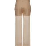 Pantaloni in lino e organza 104698 A2EEL31 PINKO 
