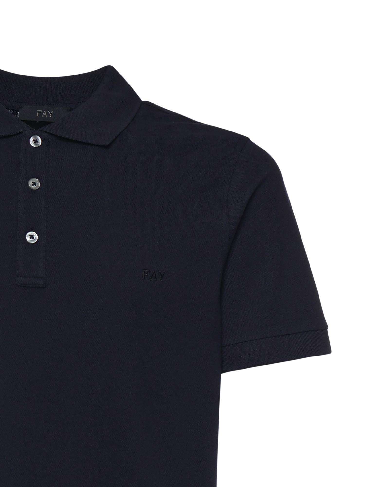 Polo in piquet stretch NPMB252144STDW U806 FAY 