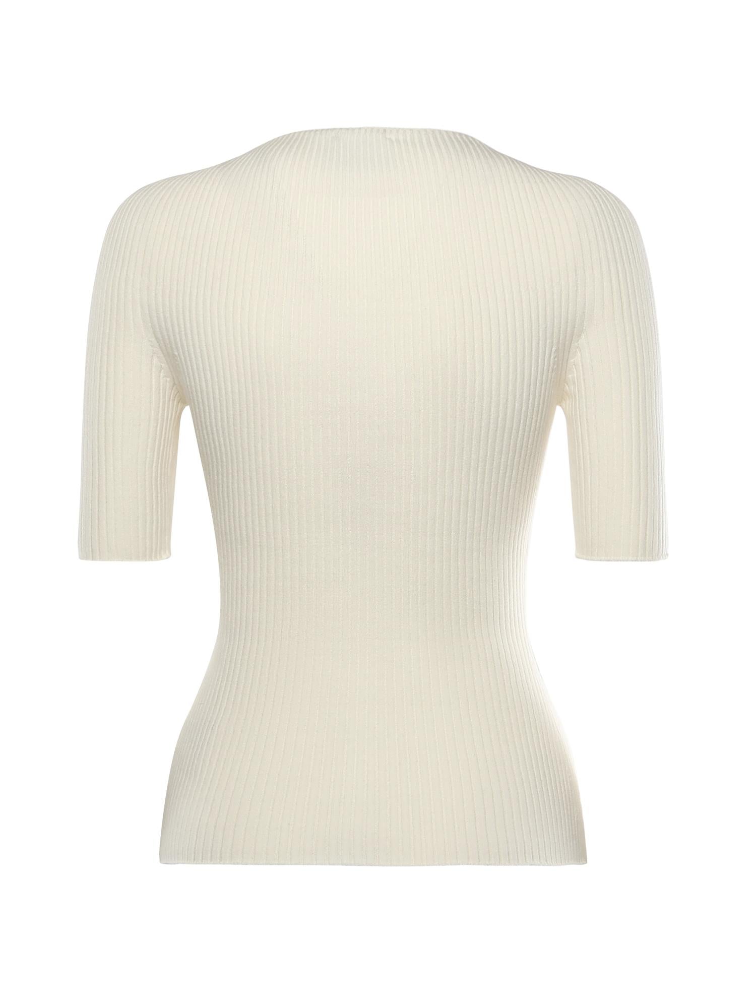 Maglione Solar a costine 125MPU130FI0049 0001 COURREGES 