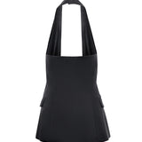 Top incrociato in satin 79AJM692 N0451899 GENNY 