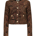 Giacca cropped jacquard CHC25AVE20282 69A CHLOÉ 