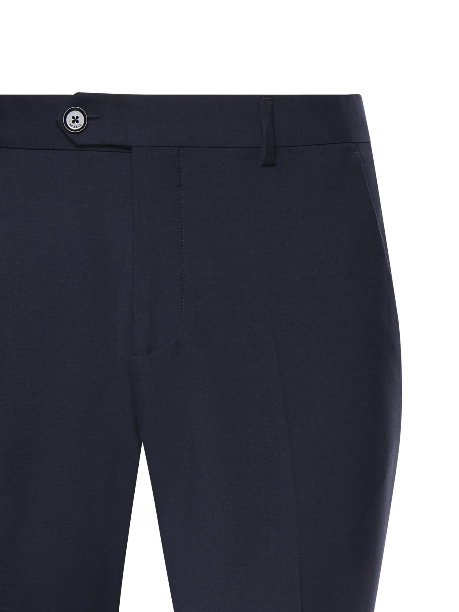 Pantalone Alexander in misto lana ALEXANDER SHORTER TBCMBLU SCURO BE ABLE 