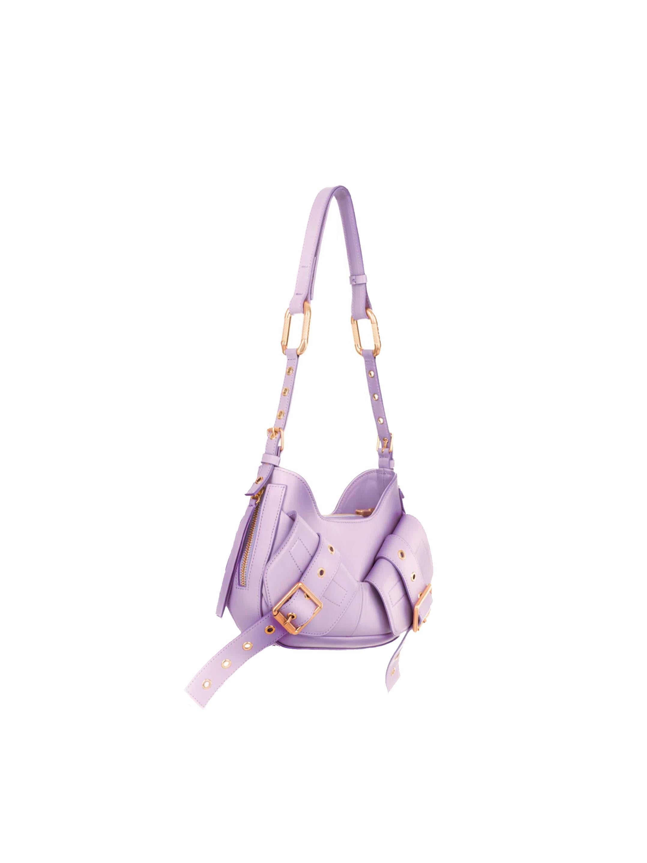 Borsa a spalla Y2K.002 FBBP70002 -LILLA/ORO BIASIA 