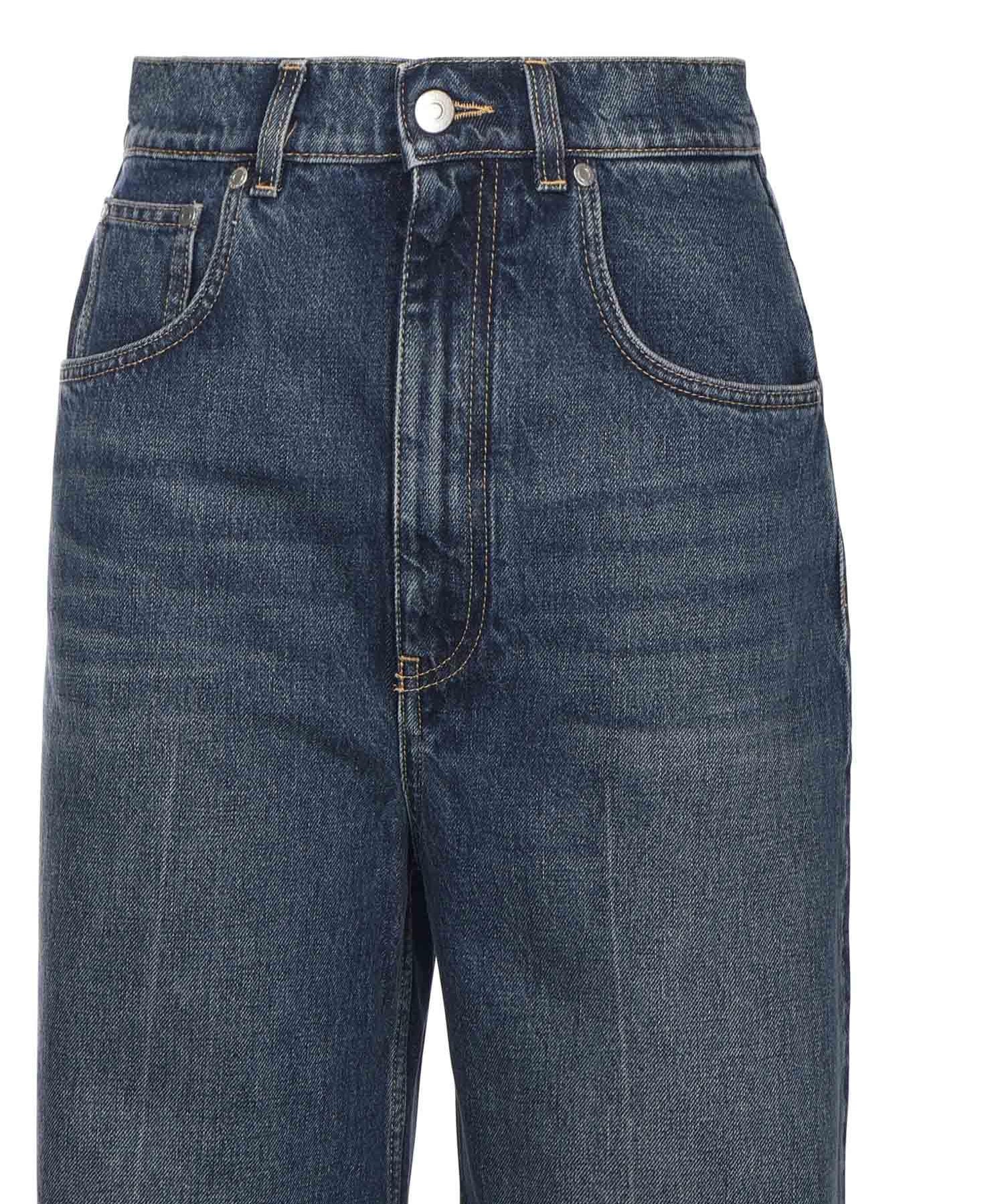 Jeans in denim con gamba dritta 6D0274 3SQH374083 STELLA McCARTNEY 