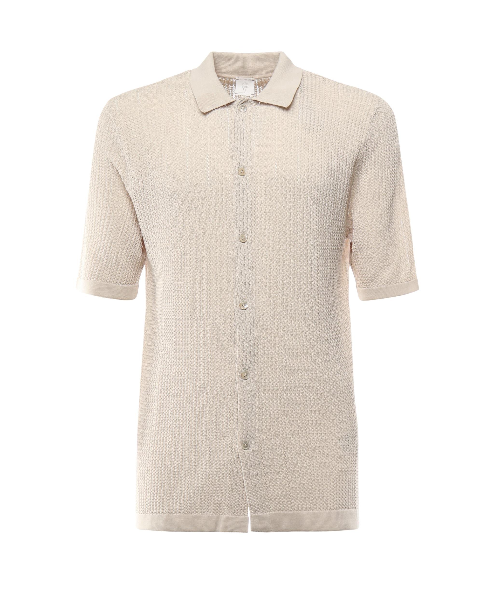 Maglia-camicia in cotone K76MAGK52MAG0A001 02NNN ELEVENTY 