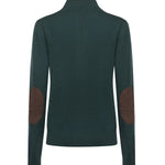Maglia in cashmere con logo MMF995 1748F0L76 MIU MIU 