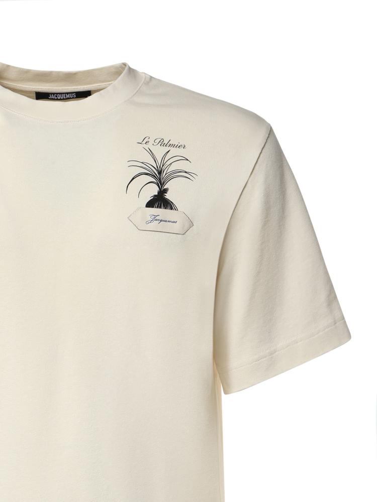 T-shirt Palmier in cotone TSU00354AJ00226 1PZ JACQUEMUS 