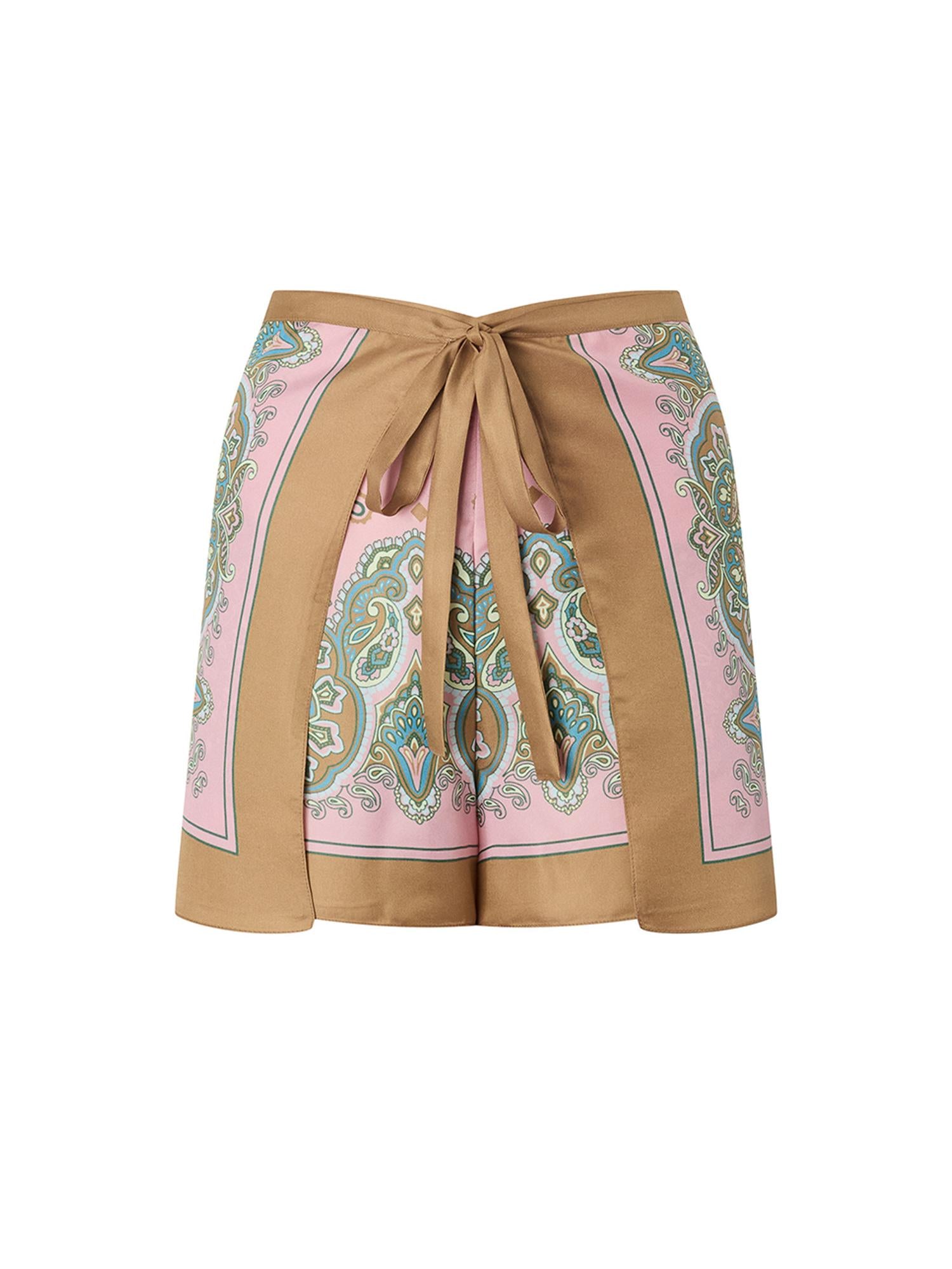 Short pantapareo con stampa paisley 106733 A38GNL4 PINKO 