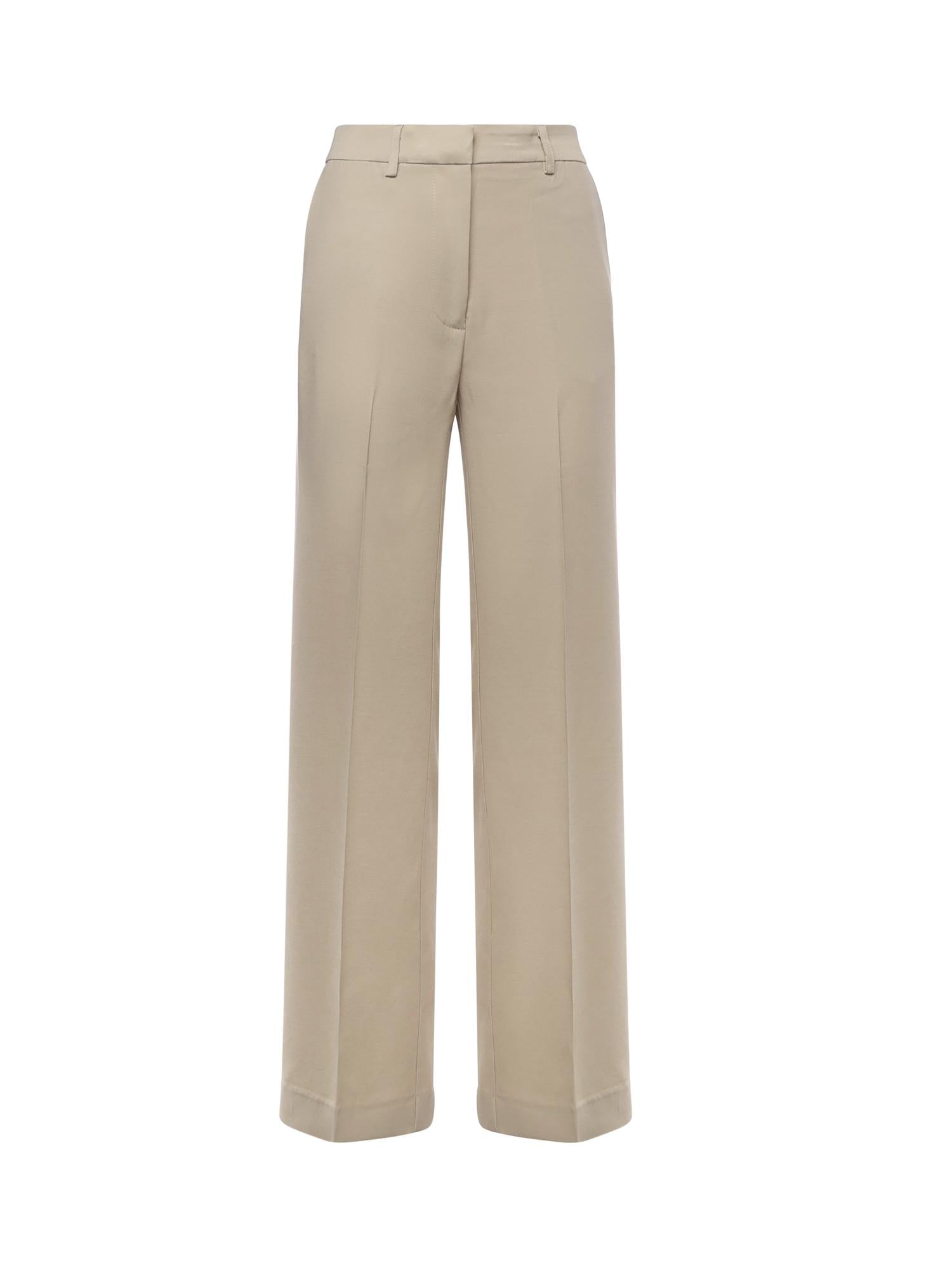 Pantalone in viscosa e lana TP9958 ECRU OTTOD'AME 
