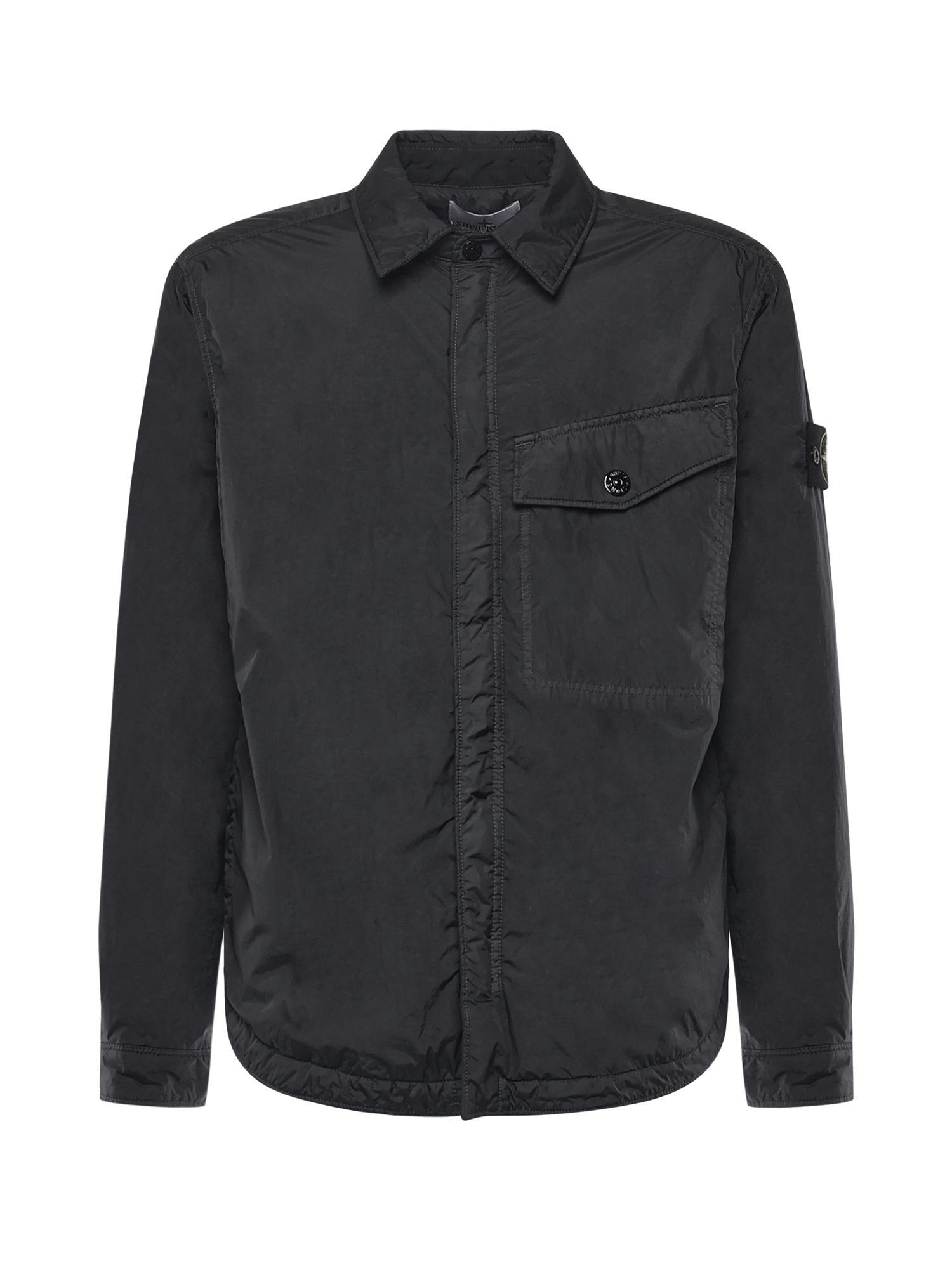 Overshirt in nylon con logo K2S15Q100006 S0A23V0020 STONE ISLAND 