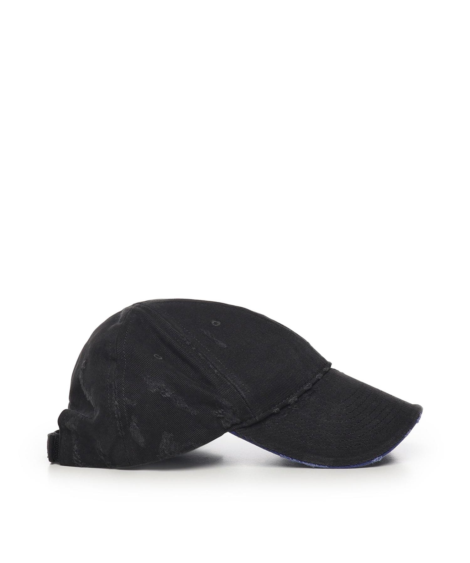 Berretto "Tilted Typo" in drill di cotone 854036 410B21000 BALENCIAGA 