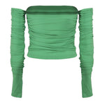 Top drappeggiato T130705A TJV020409 THE ANDAMANE 